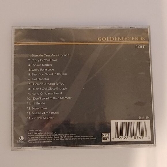 Golden Legends: Exile by Exile (Country) (CD, Feb-2006, Madacy Distribution) - Picture 3 of 3